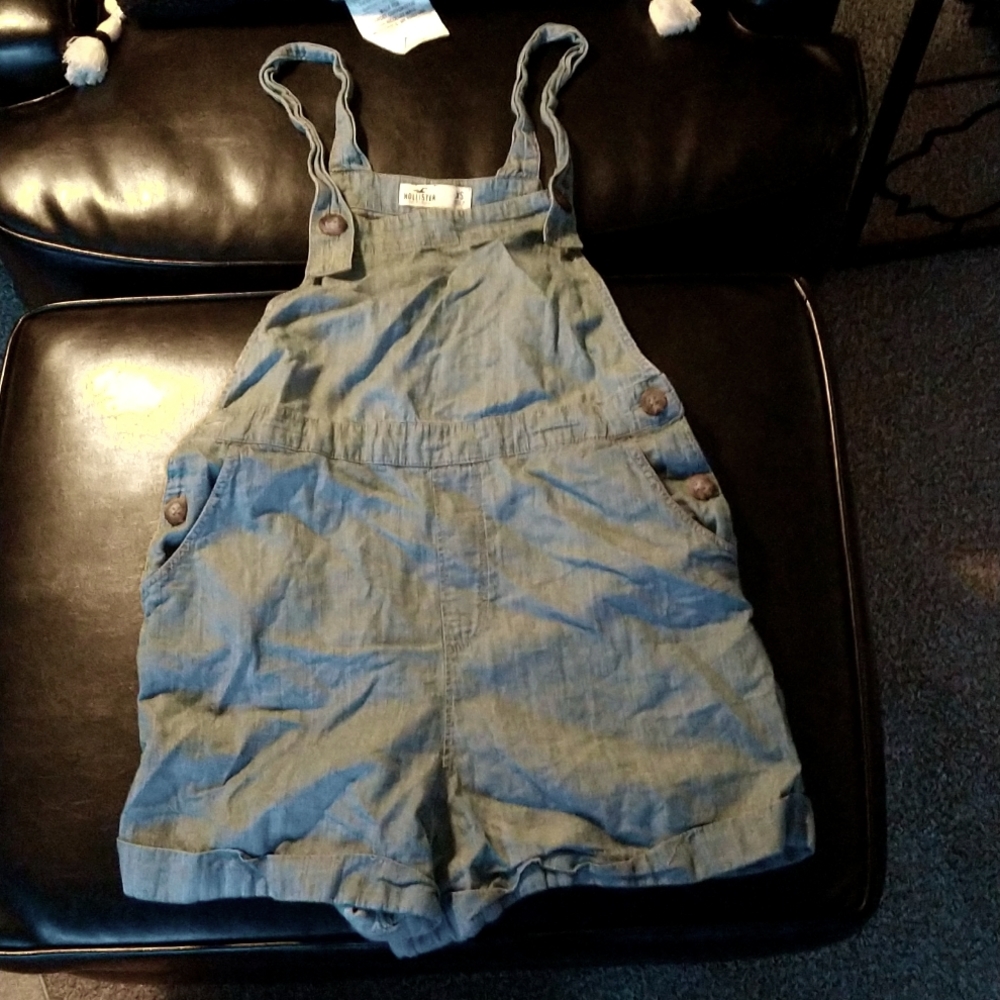 Hollister xs denim romper